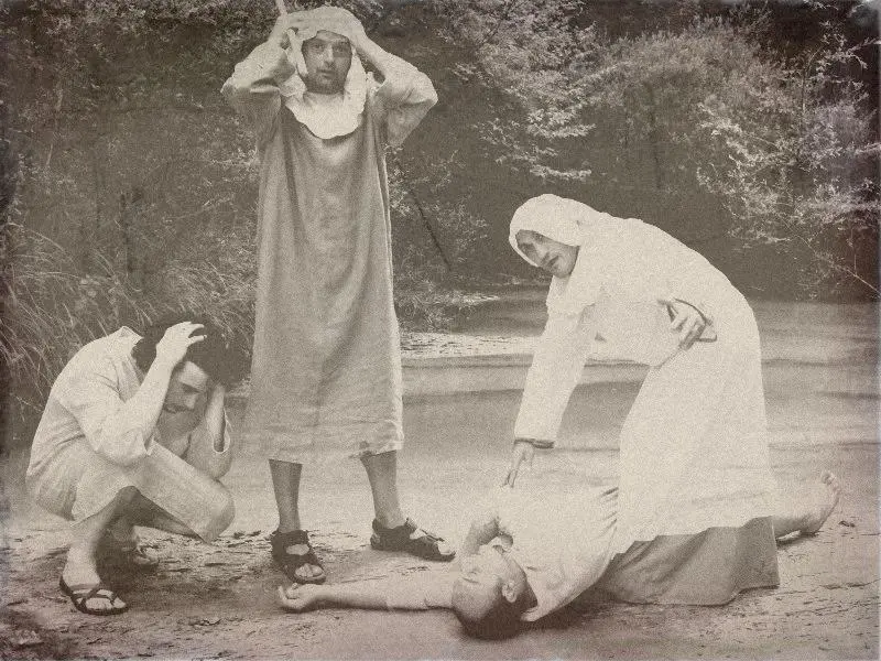 Gli uomini intorno al corpo — rievocazione storica